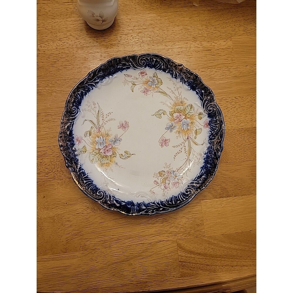 Porcelain 9in plate look/quality of R.S. Prussia Or other fine German Ware